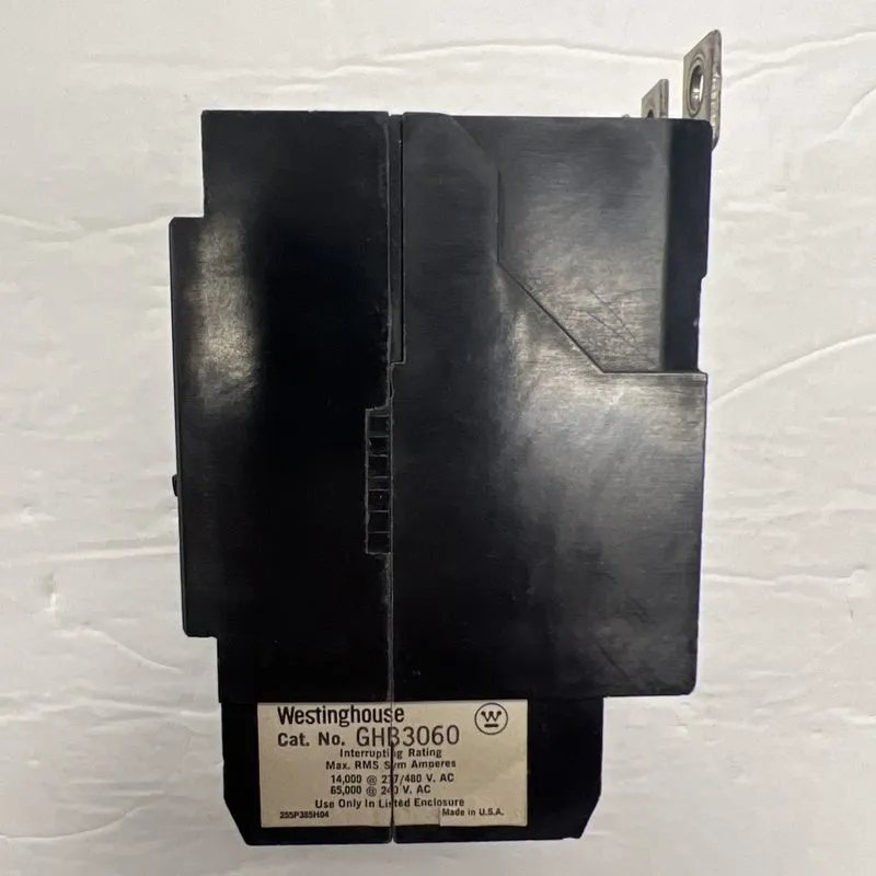 Автоматический выключатель EATON WESTINGHOUSE GHB3060 3 POLE 60 AMP 480v CIRCUIT — фото лота 3