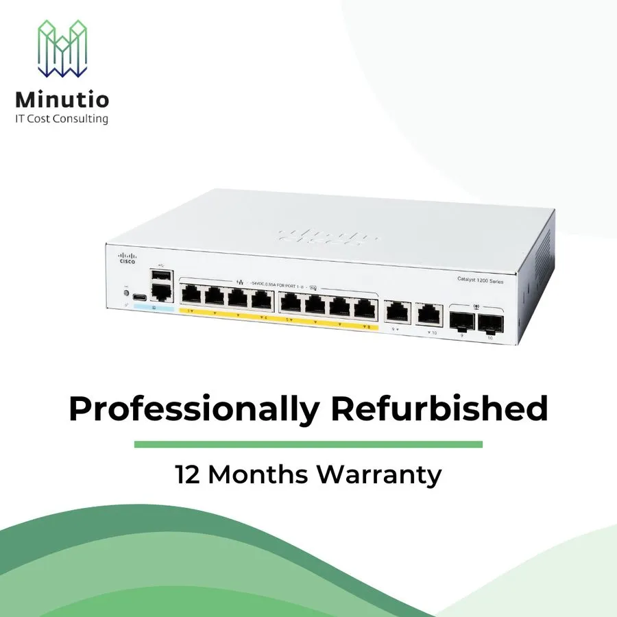 Коммутатор Cisco C1200-8P-E-2G