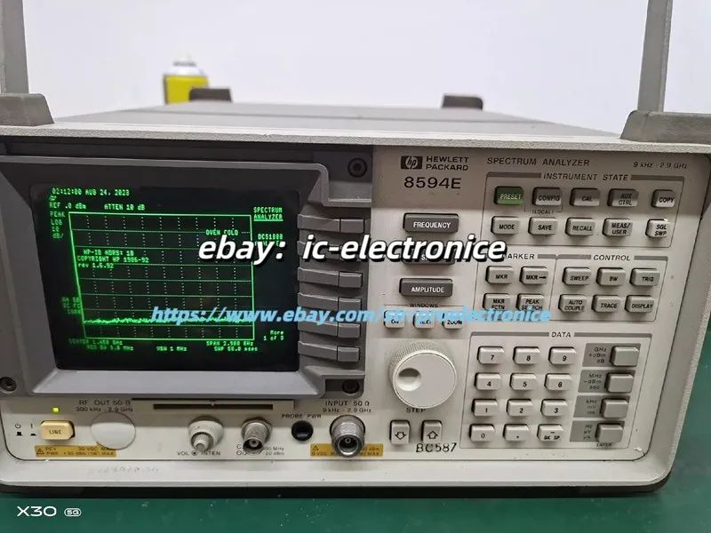 Анализатор спектра HP8594E Spectrum Analyzer 9kHz-2.9GHz Options 010,041 Trackin
