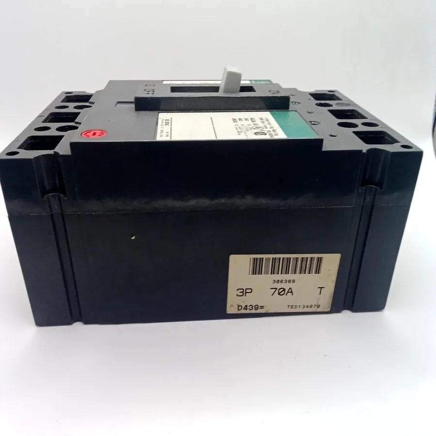 Автоматический выключатель TED134070WL GENERAL ELECTRIC 70 AMP 480V 3 POLE CIRCU