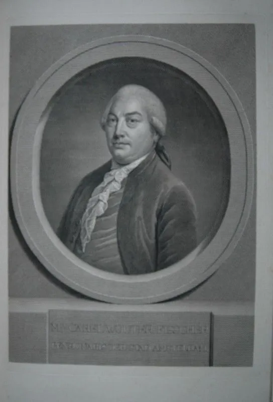 IIoT-устройство Carel Wouter Visscher 1734-1802 Amsterdam portrait copperplate B — фото лота 1