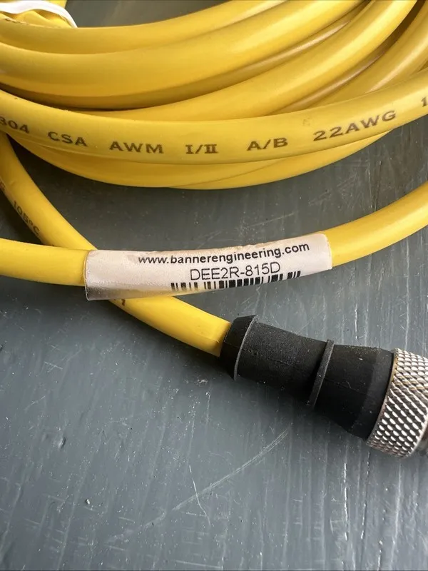 Соединительный кабель Banner Engineering DEE2R-815D Cordset, M12 Straight, Femal — фото лота 1