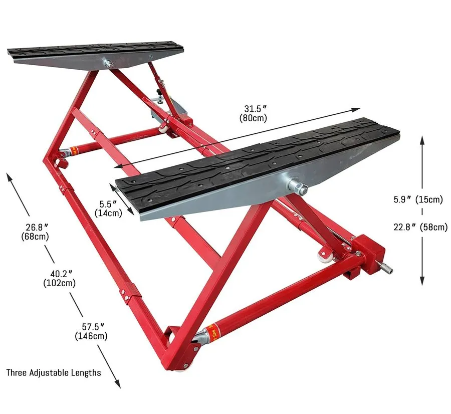 Автоподъёмник Mini Car Lift Tilting Lift Length Adjustable 1500kg/3306.9lb — фото лота 1