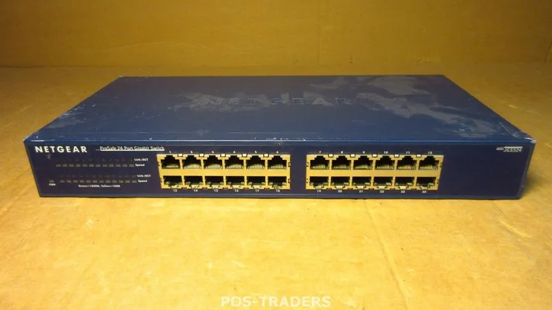 Коммутатор Netgear ProSafe Plus JGS524E 24-Port Gigabit Switch with Power Lead