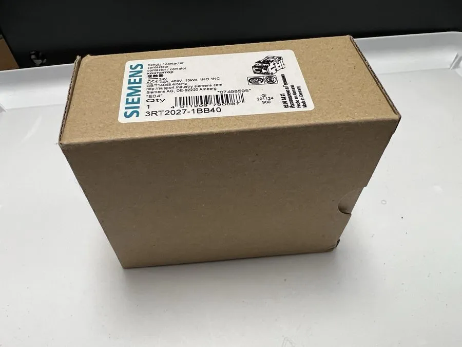 Контактор Siemens 3RT2027-1BB40 Power Contactor 32 A AC-3 400V 1NO 24VDC 3 Pole  — фото лота 2