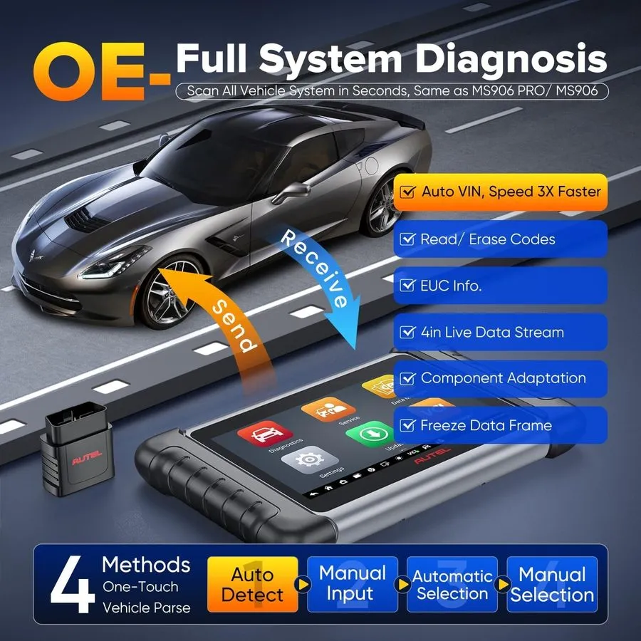 Диагностический сканер 2026 Autel Scanner MaxiPRO MP808BT PRO Automotive Diagnos