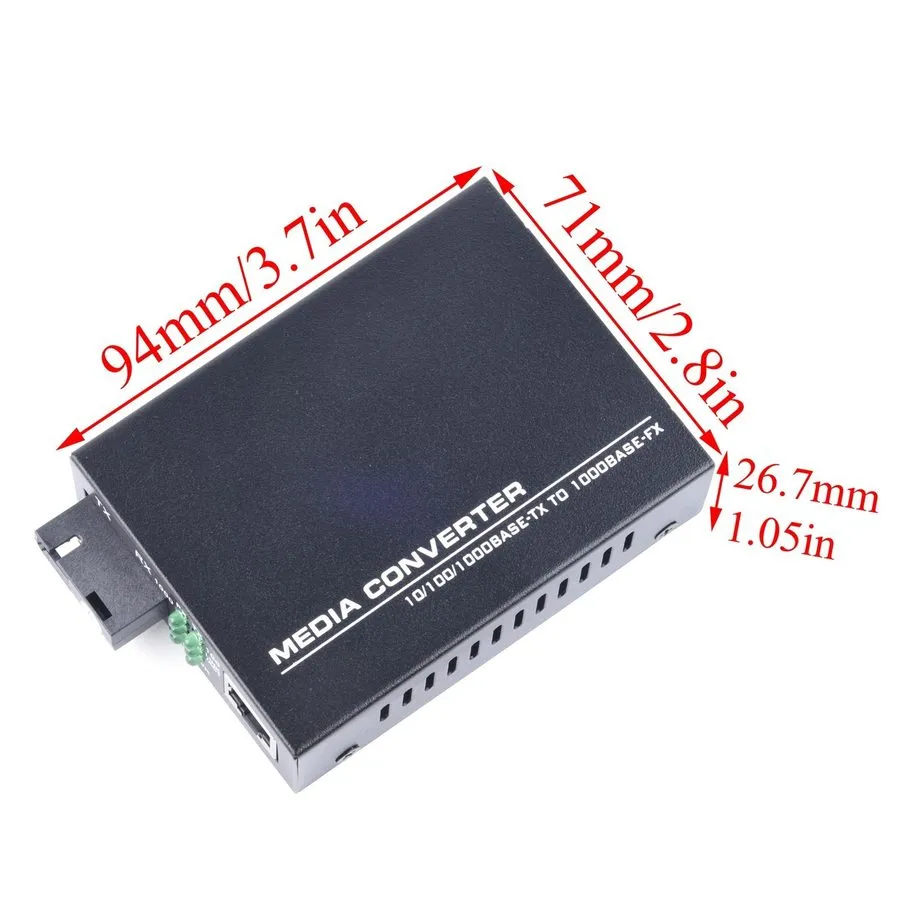 Медиаконвертер HTB-GS-03 Gigabit Fiber Optical Media Converter Single Mode to RJ