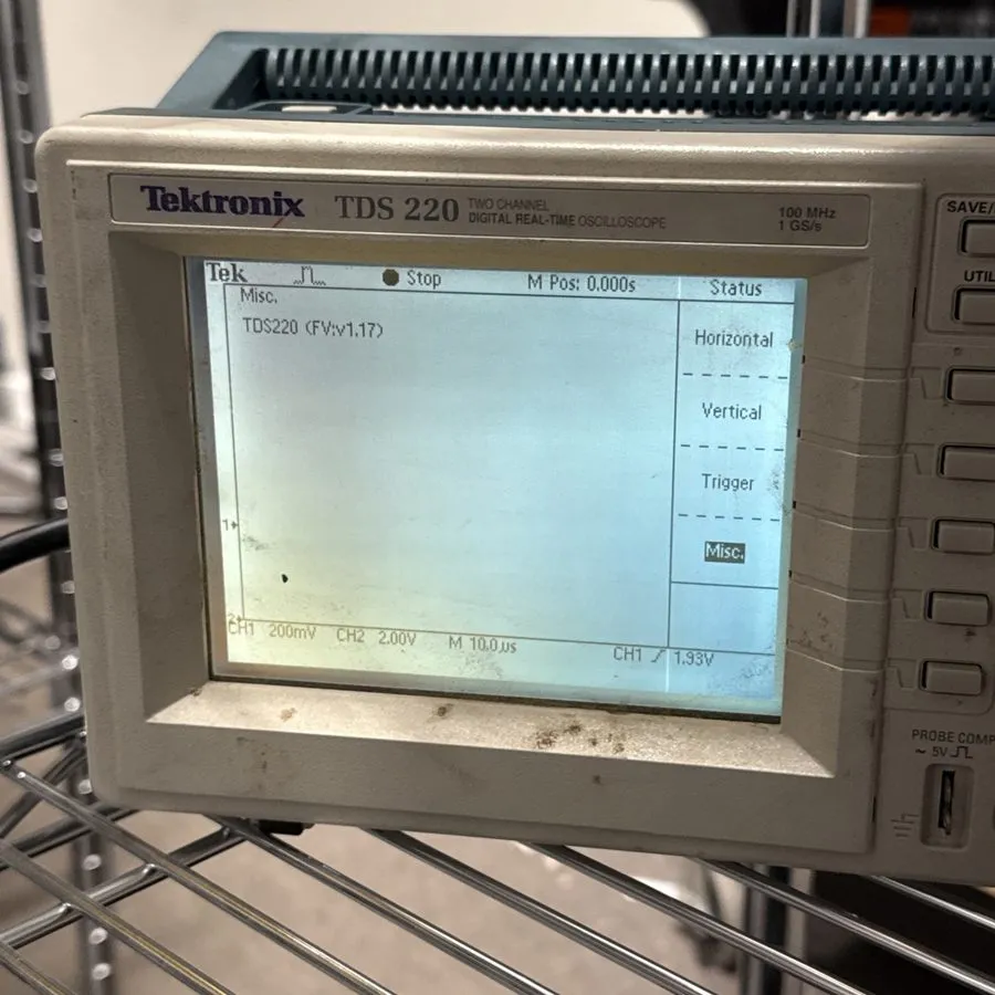 Осциллограф 2 Channel Tektronix TDS220 100Mhz Digital Oscilloscope 1GS/s
