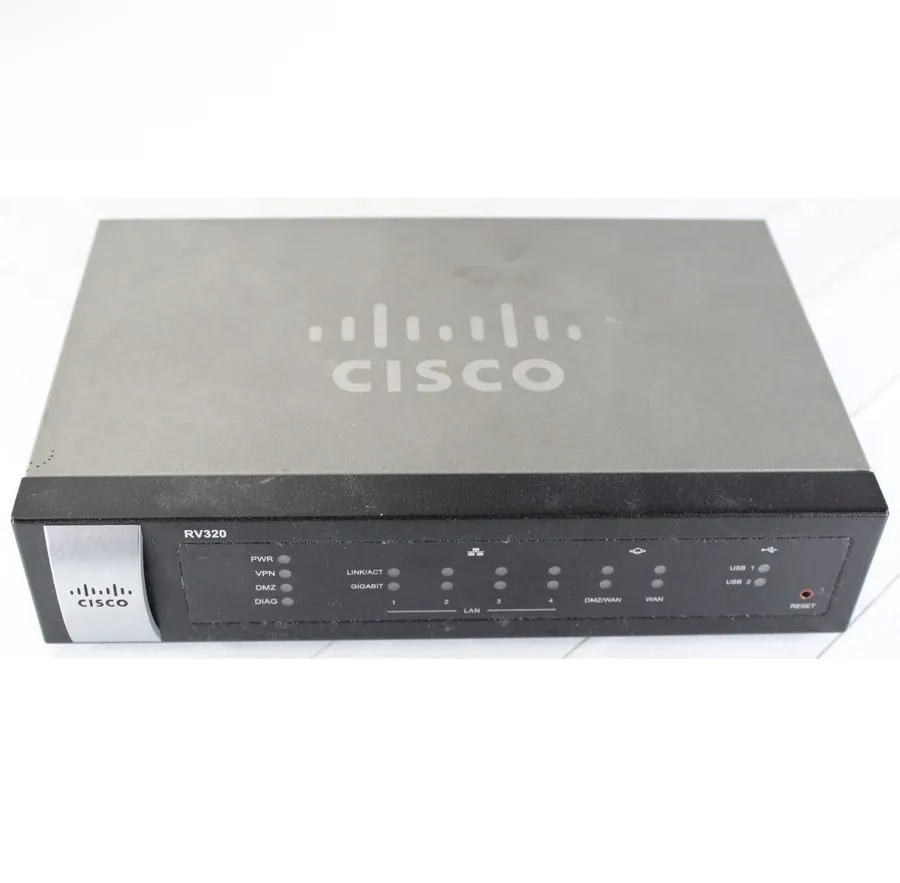 Маршрутизатор Cisco RV320-K9 Dual Gigabit WAN VPN Router
