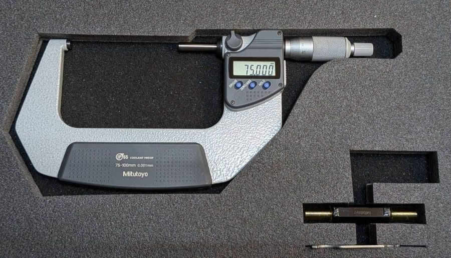 Микрометр MITUTOYO Coolant-proof Micrometer MDC-100MX 75~100mm 0.001 mm