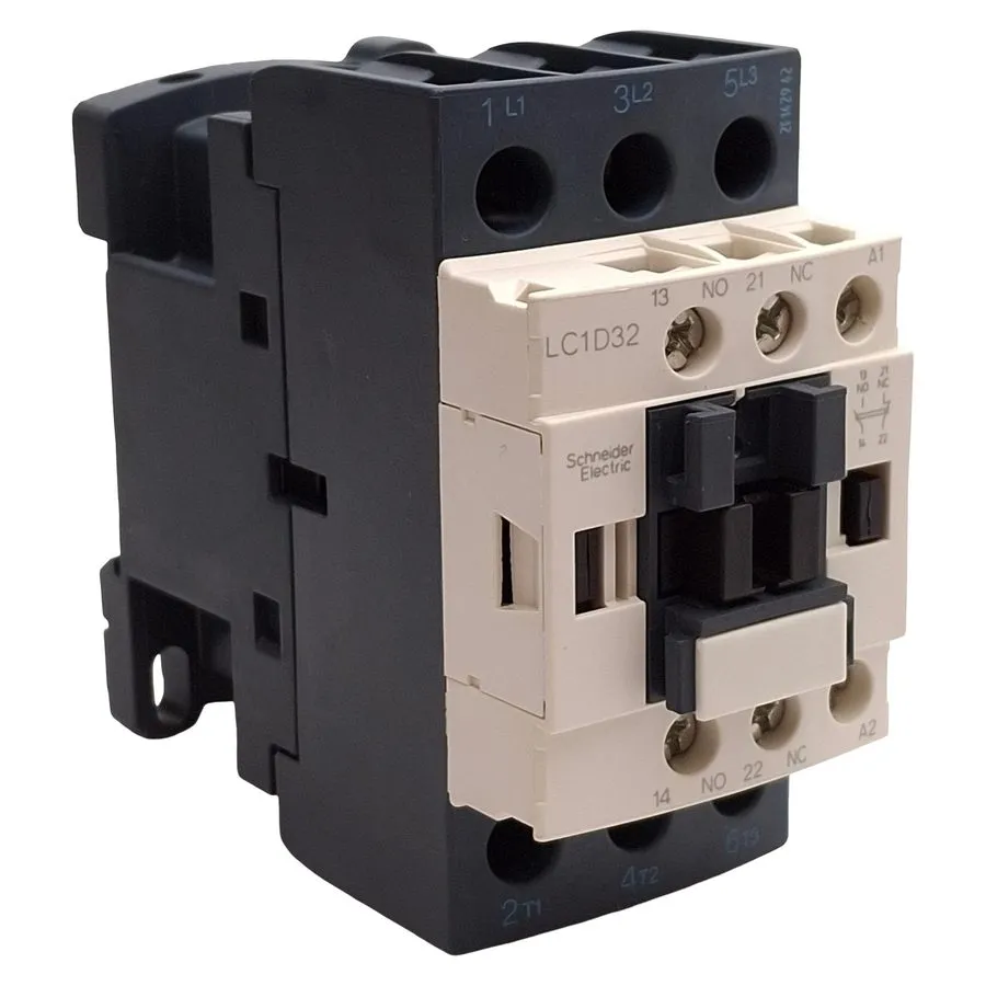 Контактор Schneider LC1D32F7 TeSys D IEC Contactor LC1D32 110V AC Coil, 32A, 3P,