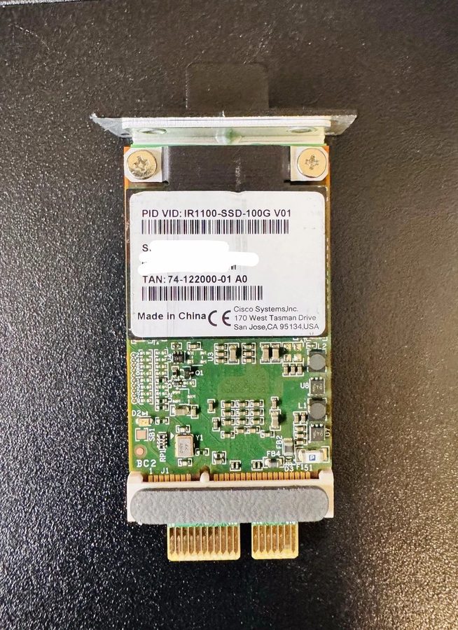 Маршрутизатор Cisco IR1100-SSD-100G mSata SSD для IR1101-K9 Router