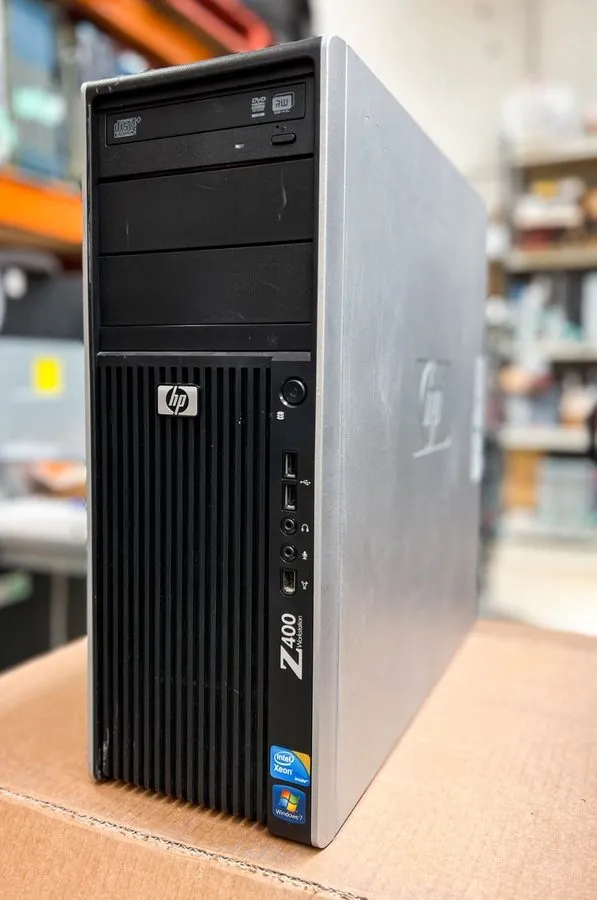 Жёсткий диск HP Z400 WorkStation Xeon 8GB 1TB nVidia 600 Blackmagic cards