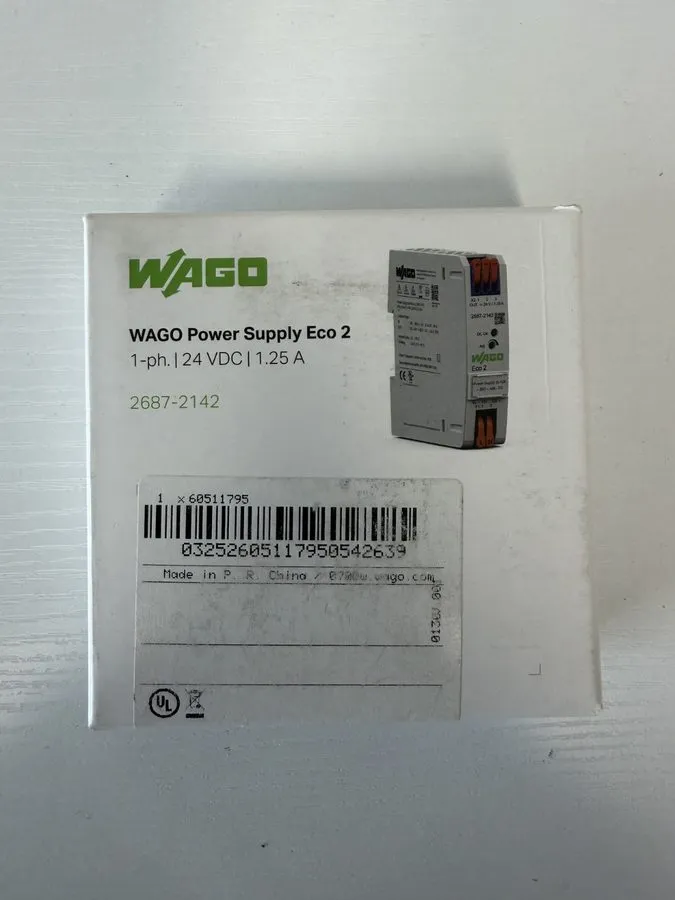 Блок питания WAGO 2687-2142 Eco2 24VDC 30W 120/240VAC DIN Rail Power Supply