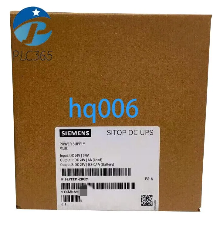 Блок питания Siemens 6EP1931-2DC21 SITOP DC UPS Module 24VDC 6A Power Supply