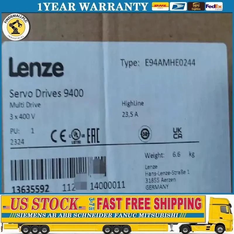 Сервопривод E94AMHE0244 LENZE E94AMHEO244 Servo Drive