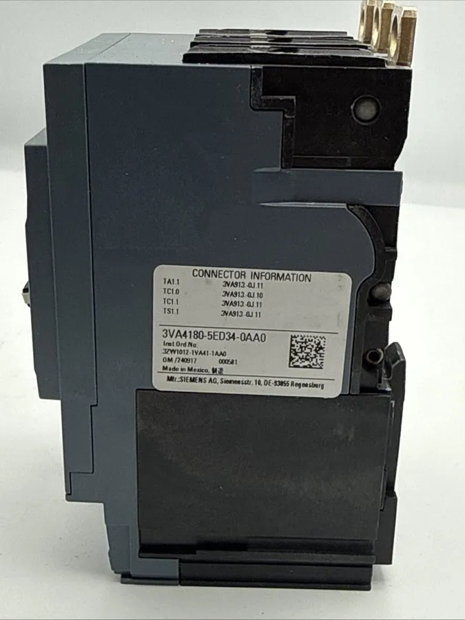 Автоматический выключатель SIEMENS 3VA4180-5ED34-0AA0 ,CIRCUIT BREAKER, 3P/80A /