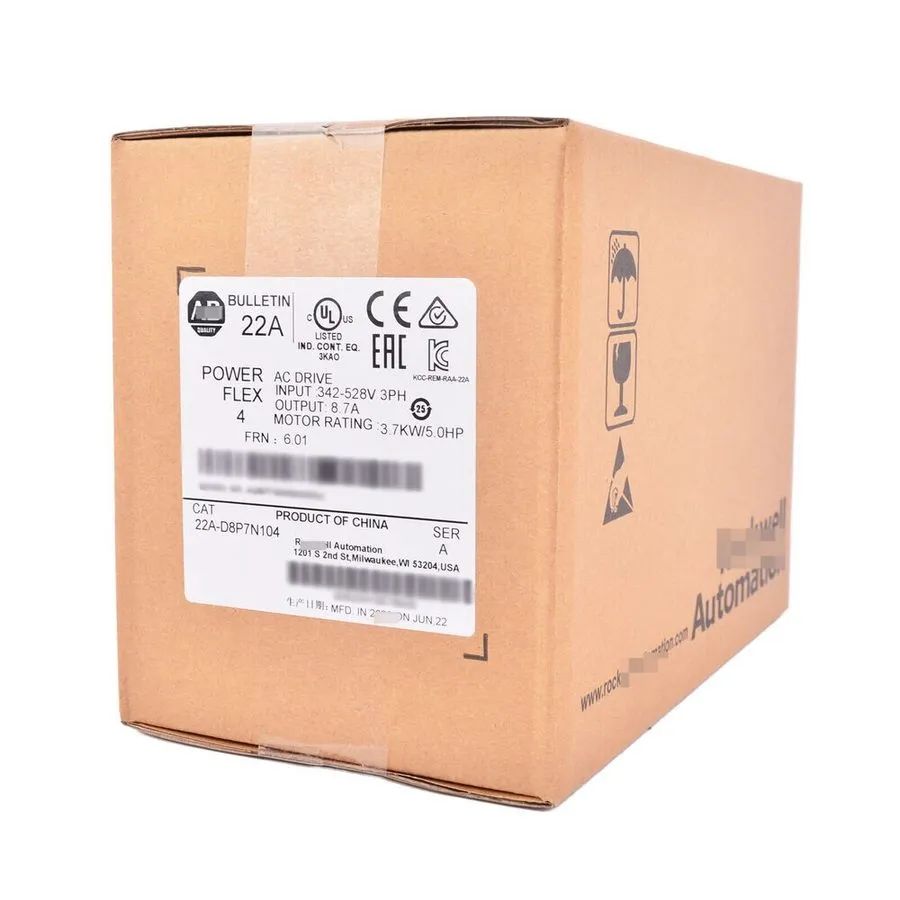 Частотный преобразователь Allen-Bradley 22A-D8P7N104 PowerFlex 4 3.7 kW (5 Hp) A