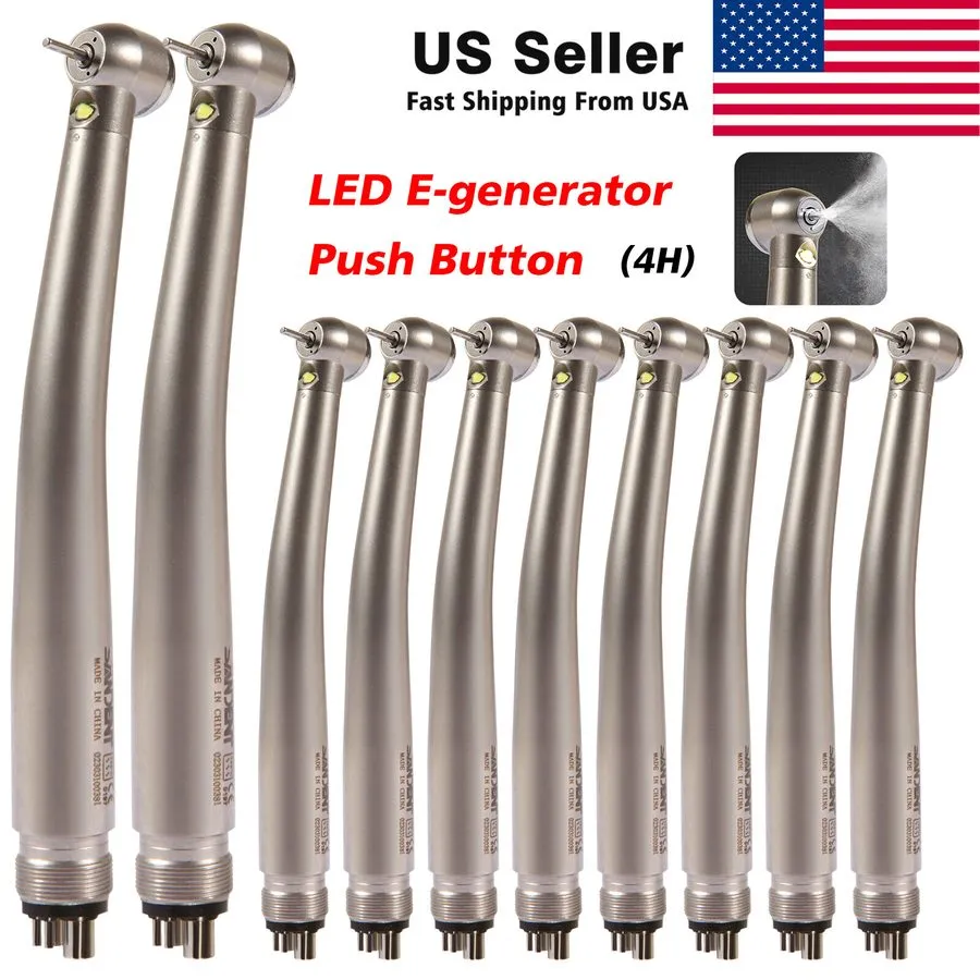 Стоматологический наконечник Dental Fiber Optic LED E-generator high Speed Handp
