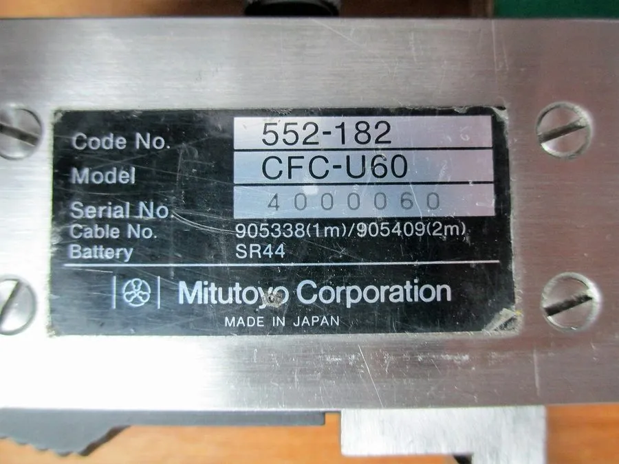 Штангенциркуль Mitutoyo 552-182-10 Coolant Proof Carbon Caliper CFC-60GU — фото лота 2