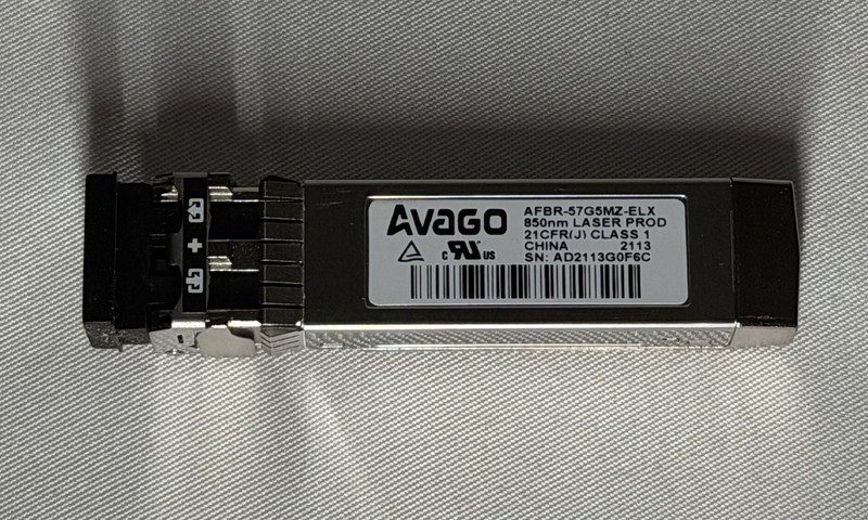 Трансивер Avago AFBR-57G5MZ-ELX 32G SR SFP28 850nm LC MMF Transceiver