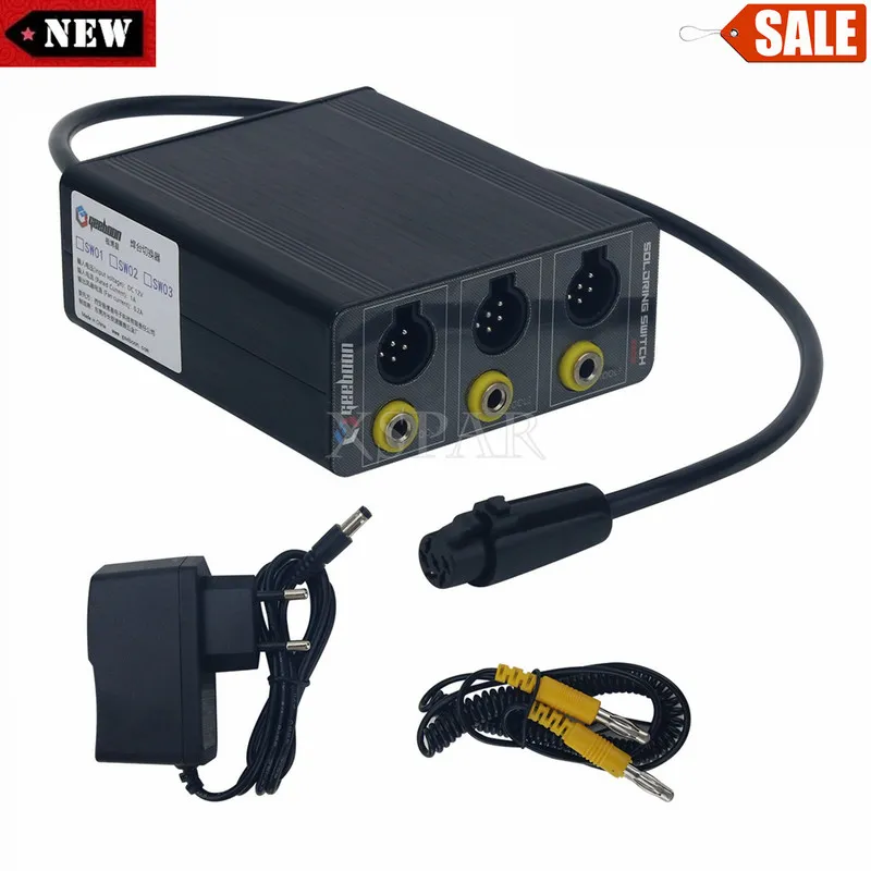 Паяльная станция SW03 (TA305/TC22/JBC) Soldering Station 3Channel Switcher 3 Sta