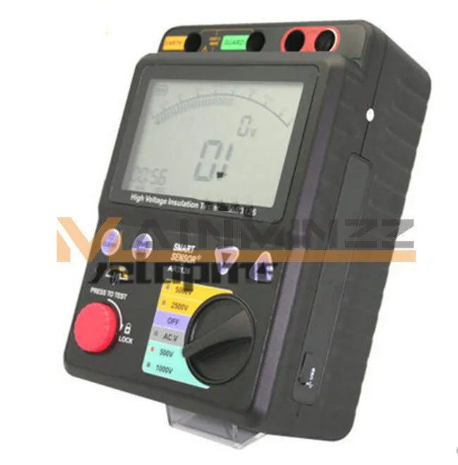 Тестер High Voltage Smart Sensor AR3126 Insulation Tester 500V/1000V/2500V/5000V