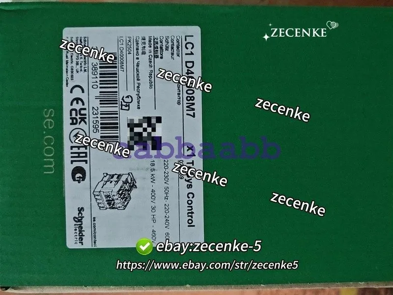 Контактор Schneider Electric LC1D40008M7, LC1D4008 TeSys D Series Contactor 220V