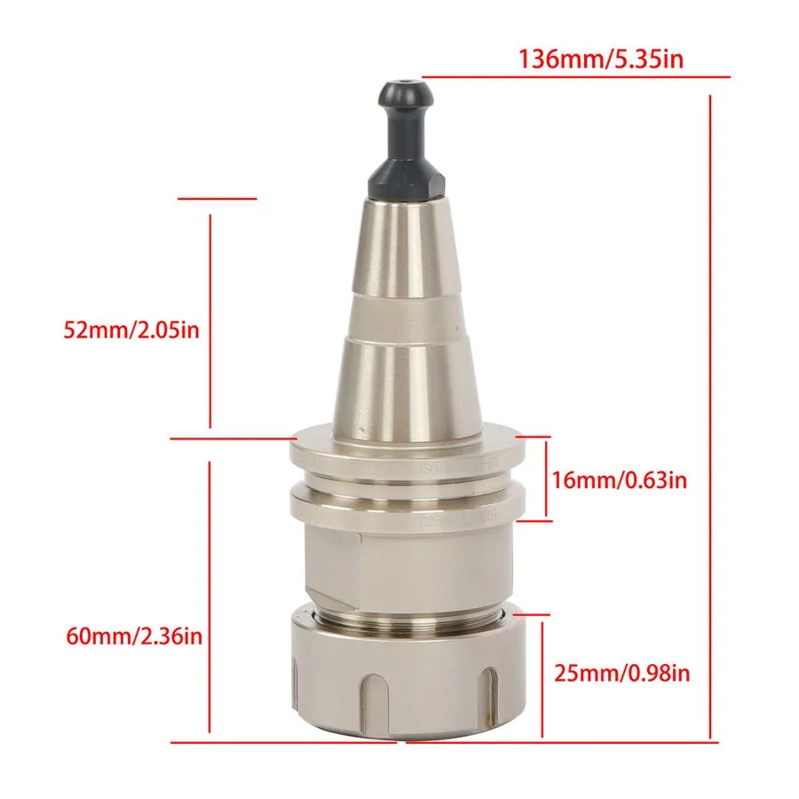 Патрон ISO30 ER32-60 Balance Collet Chuck G2.5 30000rpm CNC Tool Holder Stainles