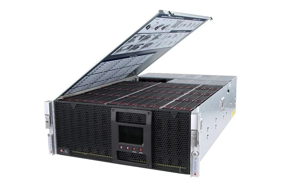Сервер Supermicro SSG-6049P-E1CR60L+, 2 x Gold 6248R, 128GB RAM, 48TB Storage
