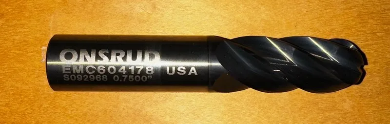 Режущий инструмент Onsrud Carbide End Mill 3/4" Diameter EMC604178 LOC 1.625" — фото лота 1