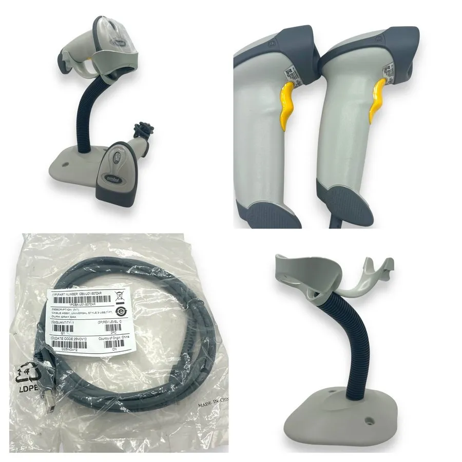 Сканер штрих-кода Symbol Motorola LS2208 1D Laser Barcode POS Scanner LS2208-SR2