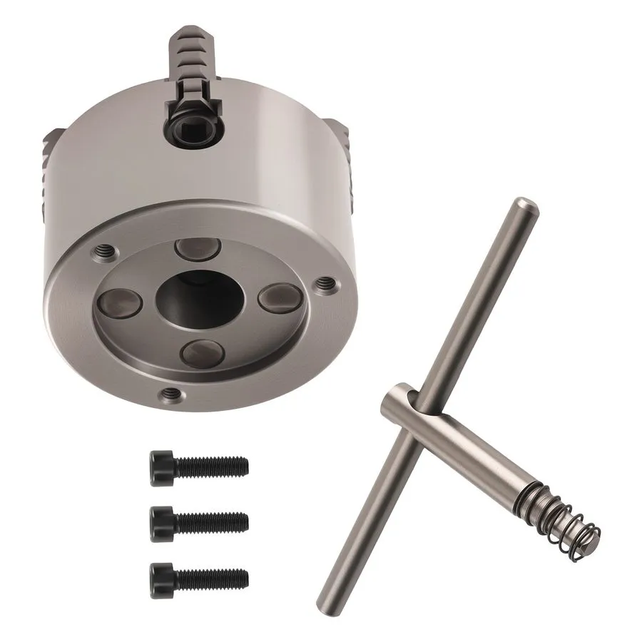 Режущий инструмент K72-80 Self Centering 4 Jaw Lathe Chuck 80mm Metal HT300 Cast