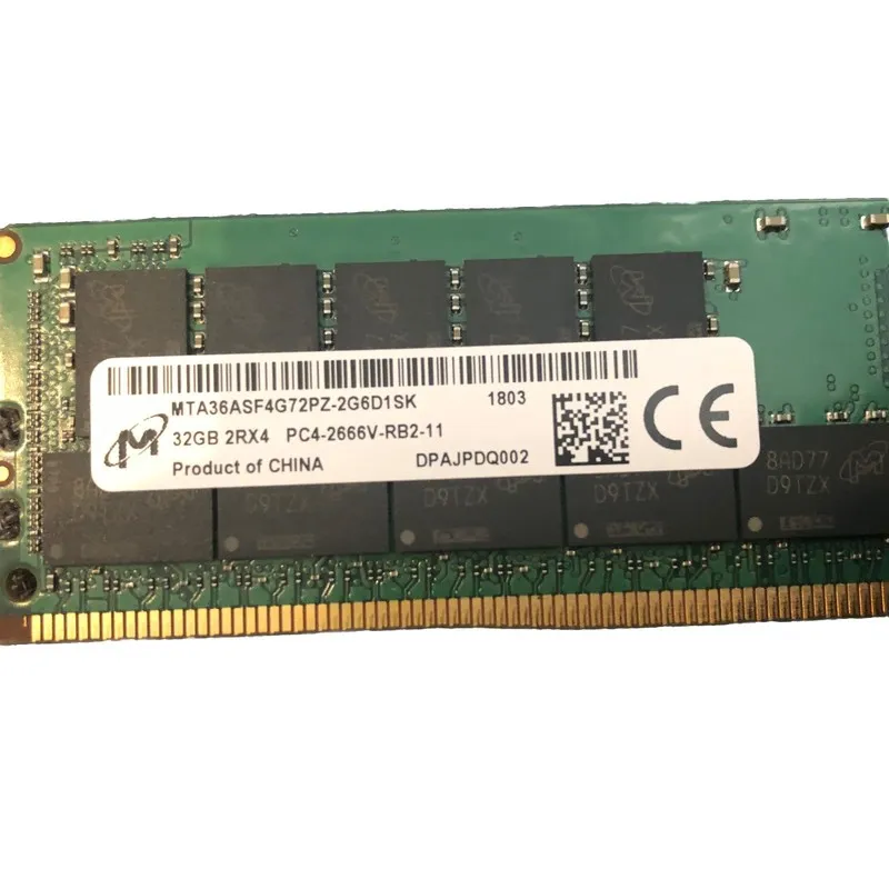 Модуль памяти Micron 32GB 2Rx4 PC4-2666V DDR4 ECC RDIMM MTA36ASF4G72PZ-2G6 84075