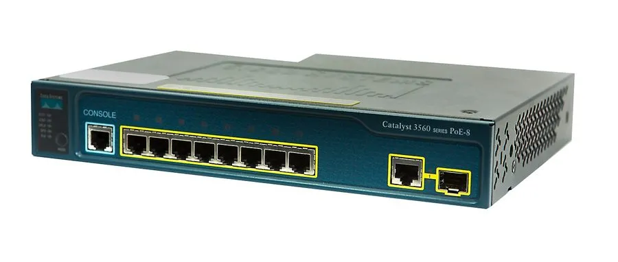 Коммутатор Cisco WS-C3560- -S 8-Port Fast Ethernet PoE Switch w/ Power Cord