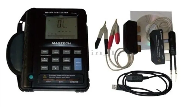 Тестер MASTECH MS5308 Handheld Portable LCR Meter 100K Hz RS232 Serial/Parallel