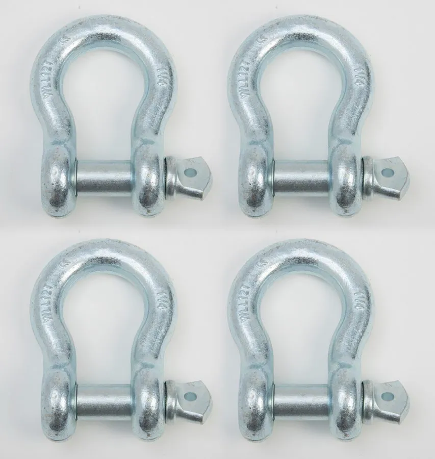 Такелажная скоба 2x Bow Shackles 1 1/4" w Screw Clevis Pin Rigging Lift Crane 12