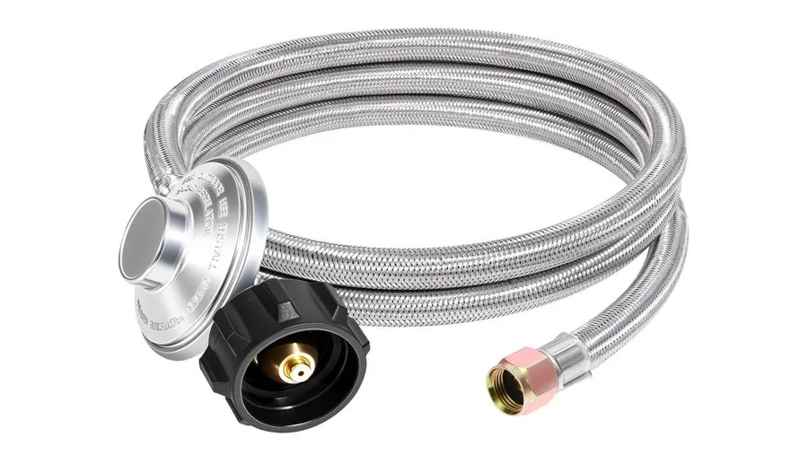 Трубопроводная арматура 6FT/12FT LP Gas Regulator Hose, QCC1 with 3/8" Flare — фото лота 1