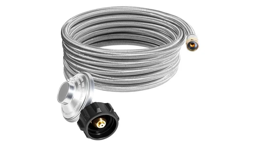 Трубопроводная арматура 6FT/12FT LP Gas Regulator Hose, QCC1 with 3/8" Flare — фото лота 2