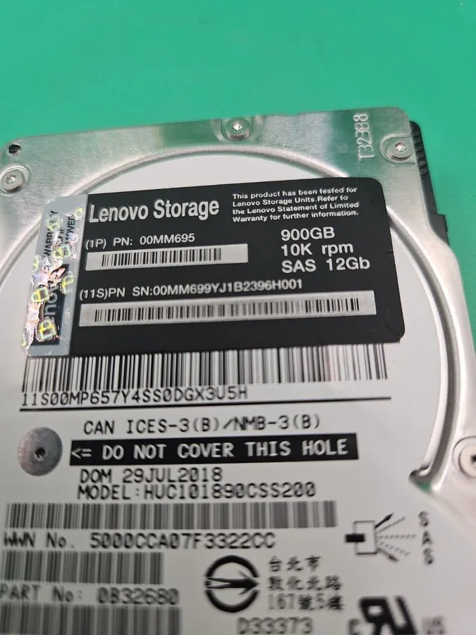 Сервер H.G.S.T 900GB 10K SAS 2.5 12Gb/s HUC101890CSS200 Server Hard Drive