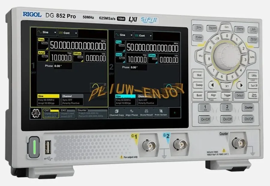 Генератор сигналов 7'' Touch Screen RIGOL DG852 Pro 50MHz Dual Channel Arbitrary