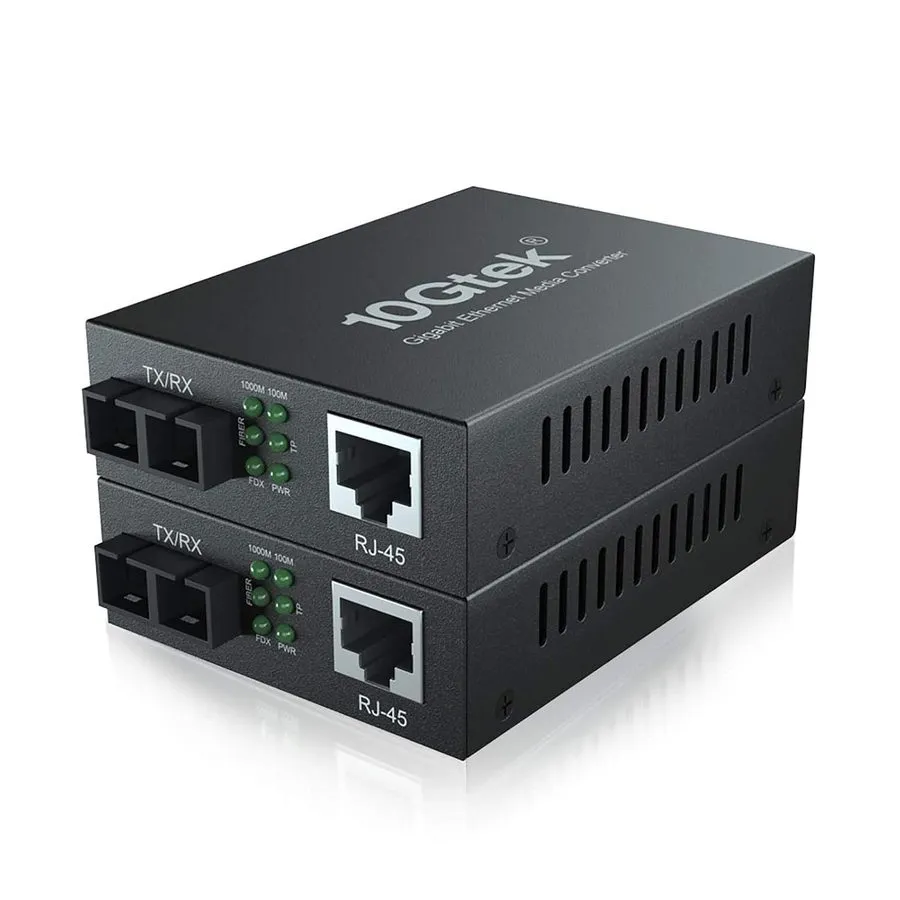 Медиаконвертер 10Gtek Gigabit SingleMode Fiber to Ethernet Media Converter Dual 