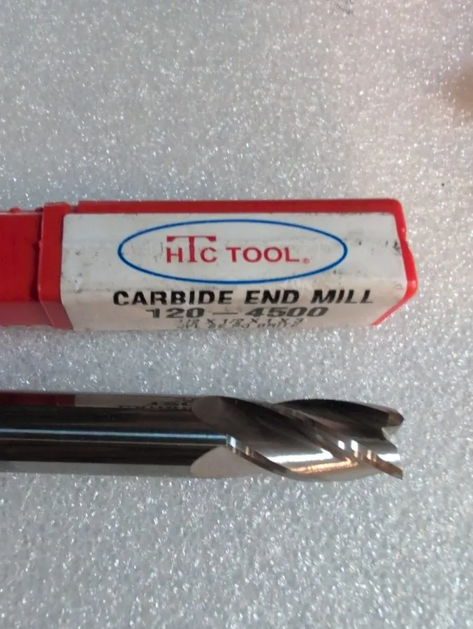 Режущий инструмент HTC Solid Carbide End Mill 1/2" USA Made 4 Flute 120-4500