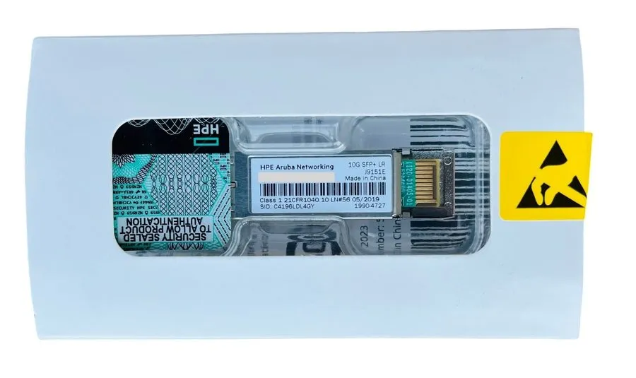 Трансивер Aruba J9151E 10G SFP+ LC LR Transceiver, LR 1310nm 10km SMF XCVR (1990