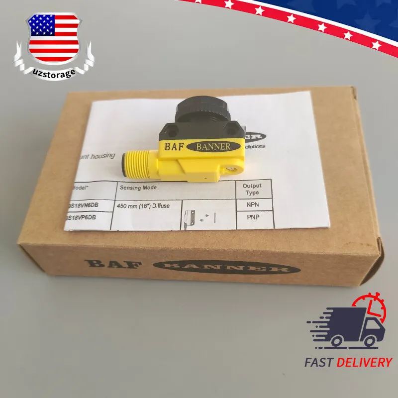 Фотоэлектрический датчик Banner QS18VN6DQ8 Photoelectric Sensor 10-30VDC 66459