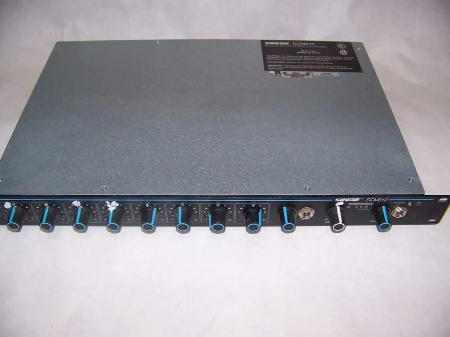 Микрофон Shure SCM810 8-Channel Automatic Microphone Mixer ( ) — фото лота 1