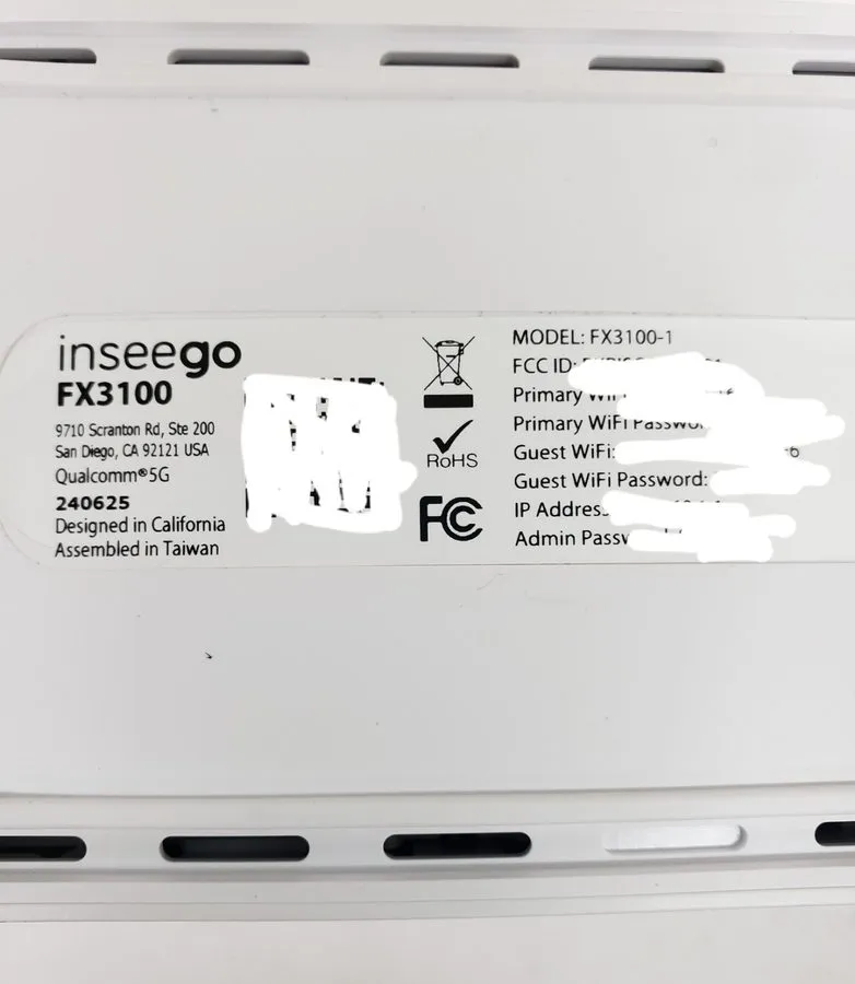 Маршрутизатор Inseego Wavemaker FX3100 Dual Sim 5G Indoor Cellular Router Dual-B