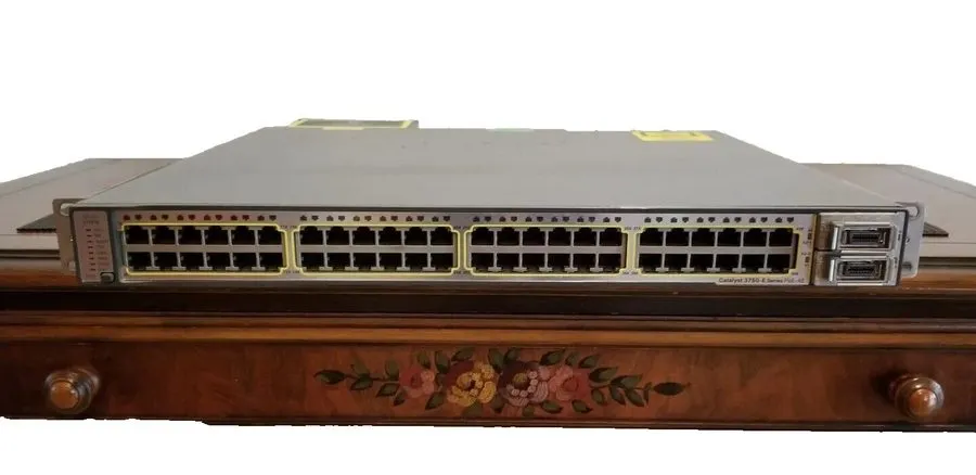 Коммутатор Cisco Catalyst WS-C3750E-48PD-SF 48-Port Gigabit PoE 2x 10GbE X2 Swit