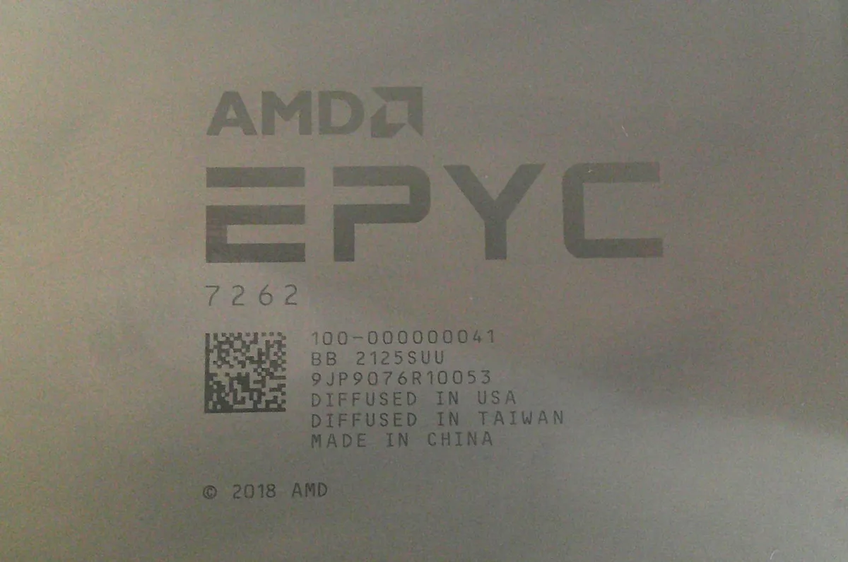 Модуль памяти AMD EPYC 7262 8C 3.2GHz 128M DDR4-3200 155W (Unlocked) — фото лота 2