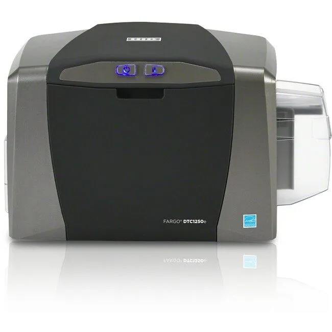 Принтер этикеток Fargo DTC1250e Dual Sided ID Card Printer & Complete Supplies P — фото лота 1